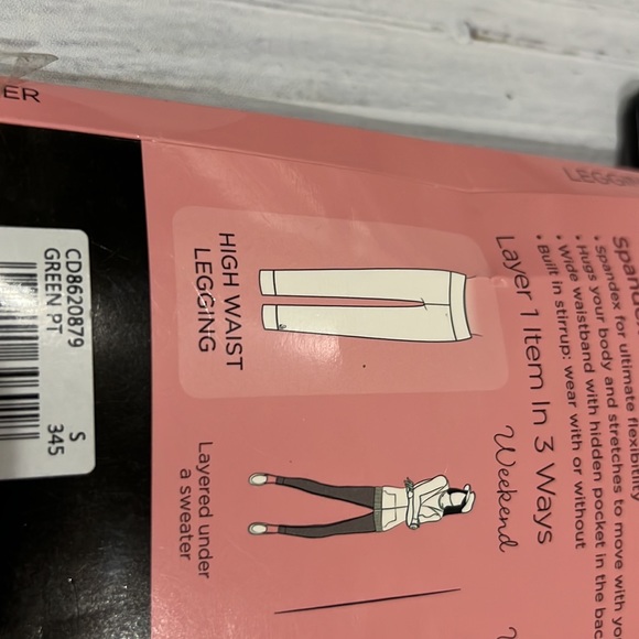 Cuddl Duds high waist leggings - Picture 2 of 4